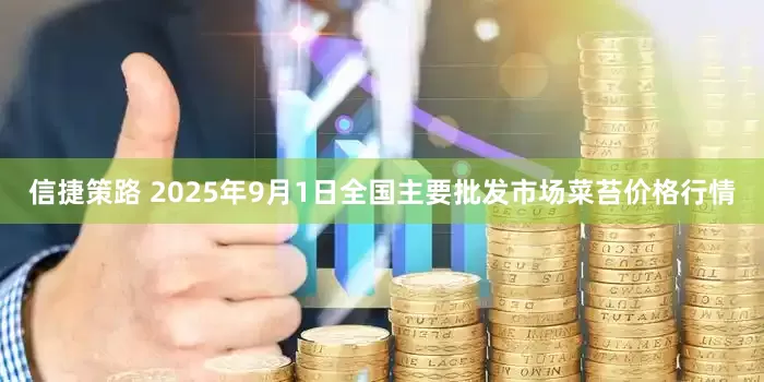 信捷策路 2025年9月1日全国主要批发市场菜苔价格行情