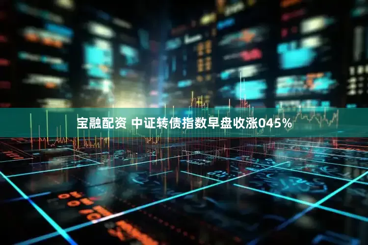 宝融配资 中证转债指数早盘收涨045%